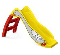 Горка игровая 122х43х69/Желтый/Красный