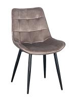 Стул Ричард 53х62х81/Металл Черный/Велюр Мокко