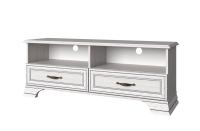 Тумба TV 2S2N 130х37х50,4/Вудлайн кремовый