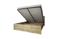 Кровать 180 с ПМ 187,3х206,9х89,5/Дуб Наварра