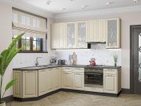 Кухонный гарнитур Ницца-03  189/240х60х234/Дуб крем