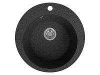 Мойка врезная 1Ч 47х37,5х18 /Матовый черный