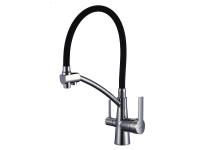 Смеситель для кухни 440/221 2P /Черный сатин