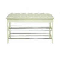 Банкетка Грейс 78,6х30,6х47 Дуб шампань/Oregon perlamutr, каретная стяжка