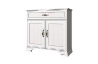 Тумба 2D1S 94х37х90,1/Вудлайн кремовый