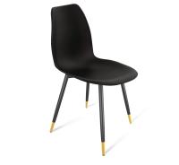 Стул кухонный 46х48х82/Чёрный/Черный Муар/Золото