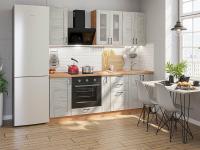 Кухонный гарнтитур Лофт-07  220х60х214/Nordic Oak