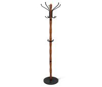 Вешалка 49х49х184,5/Светлый Орех/Черный/Мрамор