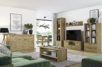 Гостиная К-2 Доорсет 160х270,4х210,4/Дуб Наварра
