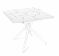 Стол барный 83,5х83,5х76/Белый/Белый