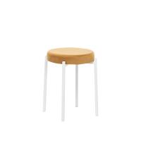 Табурет Авис 37х37х51 Белый/Ultra Mustard