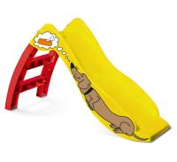 Горка игровая 122х43х69/Желтый/Красный