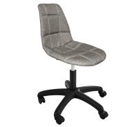 Стул подъемно-поворотный 47х57х99/Пепельный/Черный Муар