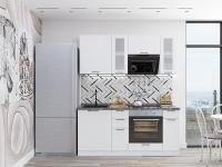 Кухонный гарнитур Флэт Плюс-01  180х60х214/White In 2S
