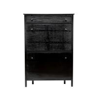 Обувница Токе 89х30,2х130/Чёрный