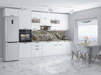 Кухонный гарнитур Фрейм-04 360х60х234/White Silk