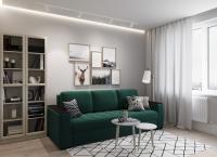 Диван Прямой 242х106х93/Зелёный