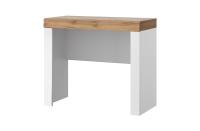 Стол 1S 90х42,1х77 Белый/Дуб вотан