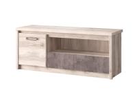 Тумба TV 1D1SN 126,6х40,3х52,4 /Каштан найроби/Оникс