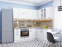 Кухонный гарнитур Барселона-05  220/160х60х214/Белый