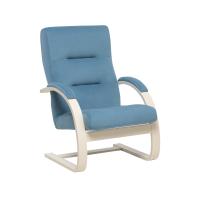 Кресло Монэ 68,5х80х100 Слоновая кость/Синий