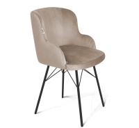 Стул кухонный 51х58х82/Латте/Черный Муар