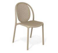 Стул пластиковый 47х58х82/Капучино Ral 1019