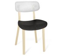 Стул пластиковый 46,5х51х79/Белый/Черный/Бежевый