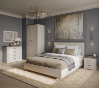 Спальня К-1 Тоскана 94х356,7х210,9 Персидский жемчуг/Каньон