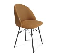 Стул кухонный 49х53х80/Горчичный/Черный Муар