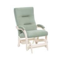 Кресло-маятник Дэми 58х86х99 Слоновая кость/Бирюзовый