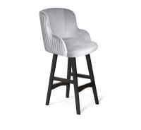 Стул полубарный 51х58х102,5/Серое Облако/Венге