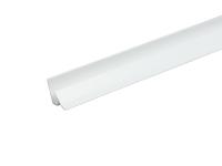 Планка для стенпанели угловая ПВХ /Белый