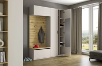 Прихожая К-1 Модерн 177,6х48,4х230 Персидский жемчуг/Дуб Наварра