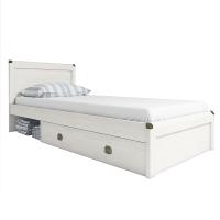 Кровать 1Я90 без ПМ 96,8х205,3х89,5/Сосна винтаж