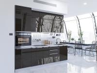 Кухонный гарнитур Фьюжн-03  260х60х214/Anthracite