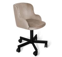 Кресло компьютерное 51х58х85,5/Латте/Черный Муар