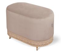 Пуф 69х35,5х45/Латте/Кофейный