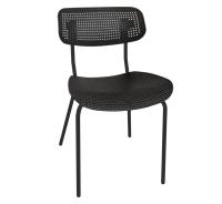 Стул офисный 46,5х51х78,5/Черный/Черный Муар