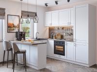 Кухонный гарнтитур Лофт-06  150/230/260х60х214/Super White