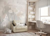 Кресло 118х104х90/Коричнево-бежевый