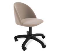 Стул подъемно-поворотный 60х60х80/Латте/Черный Муар