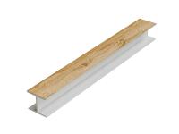 Соединительный элемент для цоколя ПВХ 180 гр. /Дуб Вотан