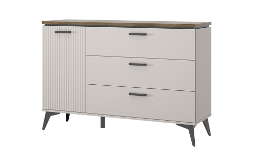 Тумба 1D3S 130,6х39,4х88,4 Персидский жемчуг/Амарок фото в интернет-магазине BestWood