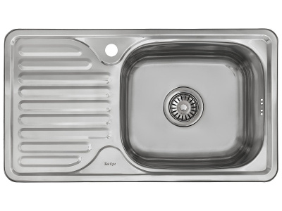 Мойка врезная (правая) 1Ч1К 76х42х18 /Глянец фото в интернет-магазине BestWood