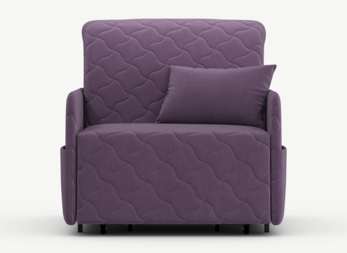 Кресло-кровать,Фиолетовый Велюр фото в интернет-магазине BestWood