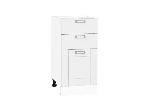 Кухонный гарнтитур Лофт-01  220х60х214/White Silk фото в интернет-магазине BestWood