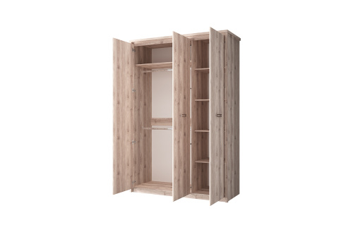 Шкаф 3DG 156,8х59х230/Каштан найроби фото в интернет-магазине BestWood