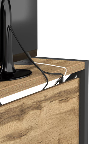 Стол письменный 150х120х76 /Дуб вотан фото в интернет-магазине BestWood