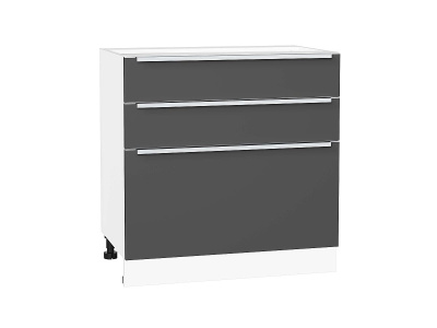 Кухонный гарнитур Фьюжн-02  440х60х214/Stormy Silk/Silky White фото в интернет-магазине BestWood